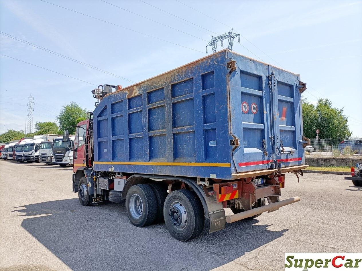 IVECO EUROCARGO 150E23 ribaltabile posteriore, gru/caricatore,rotore e polipo