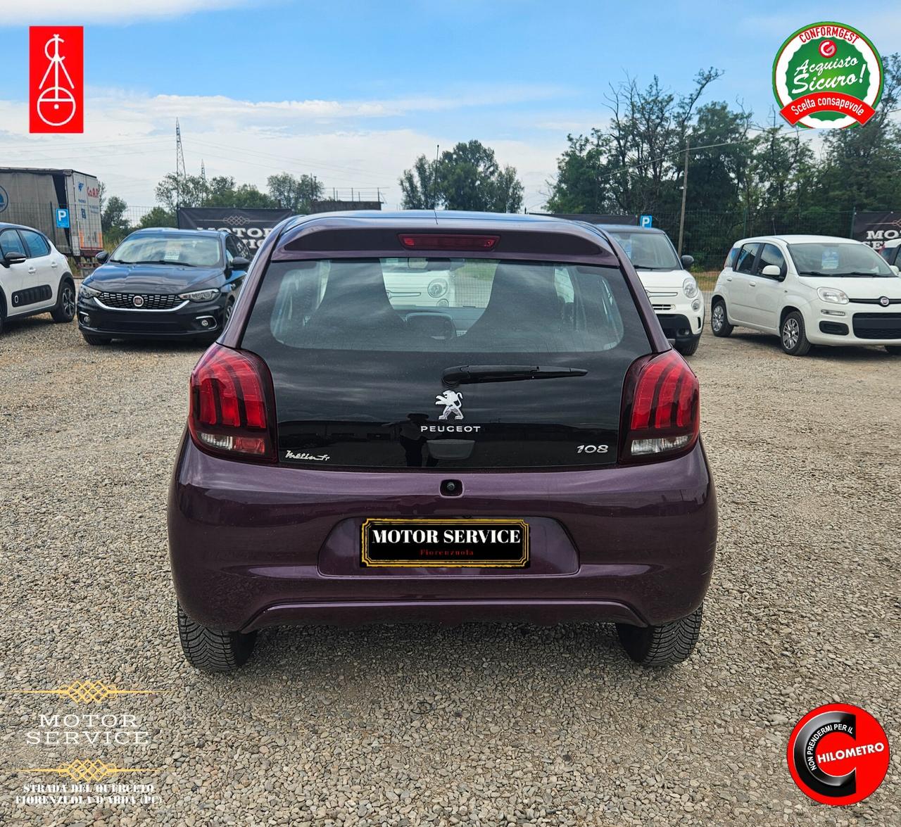 Peugeot 108 82 5 porte Allure UNIPRO DA 79€ MESE