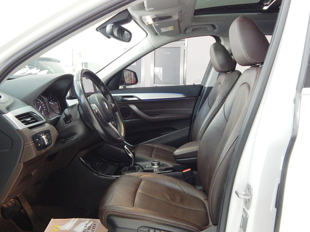 BMW X1 xdrive20d xLine Plus Aut. TETTO-NAVI-PELLE-PARK-LED