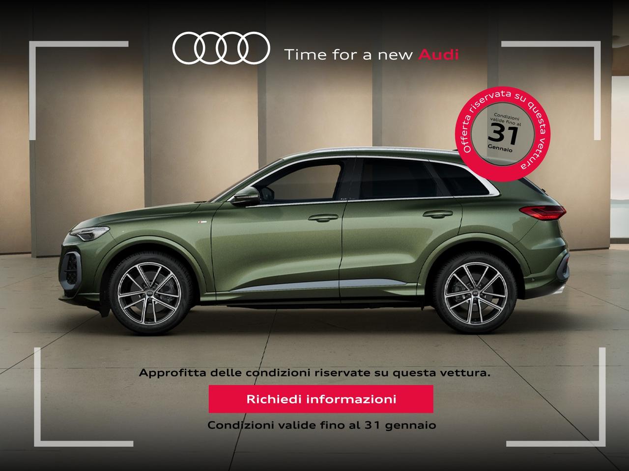 Audi Q5 2.0 tdi mhev+ s line edition quattro 204cv s-tronic