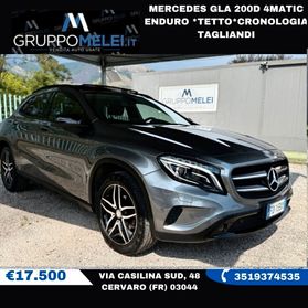 Mercedes GLA 200d 4Matic Enduro *TETTO*CRONOLOGIA TAGLIANDI