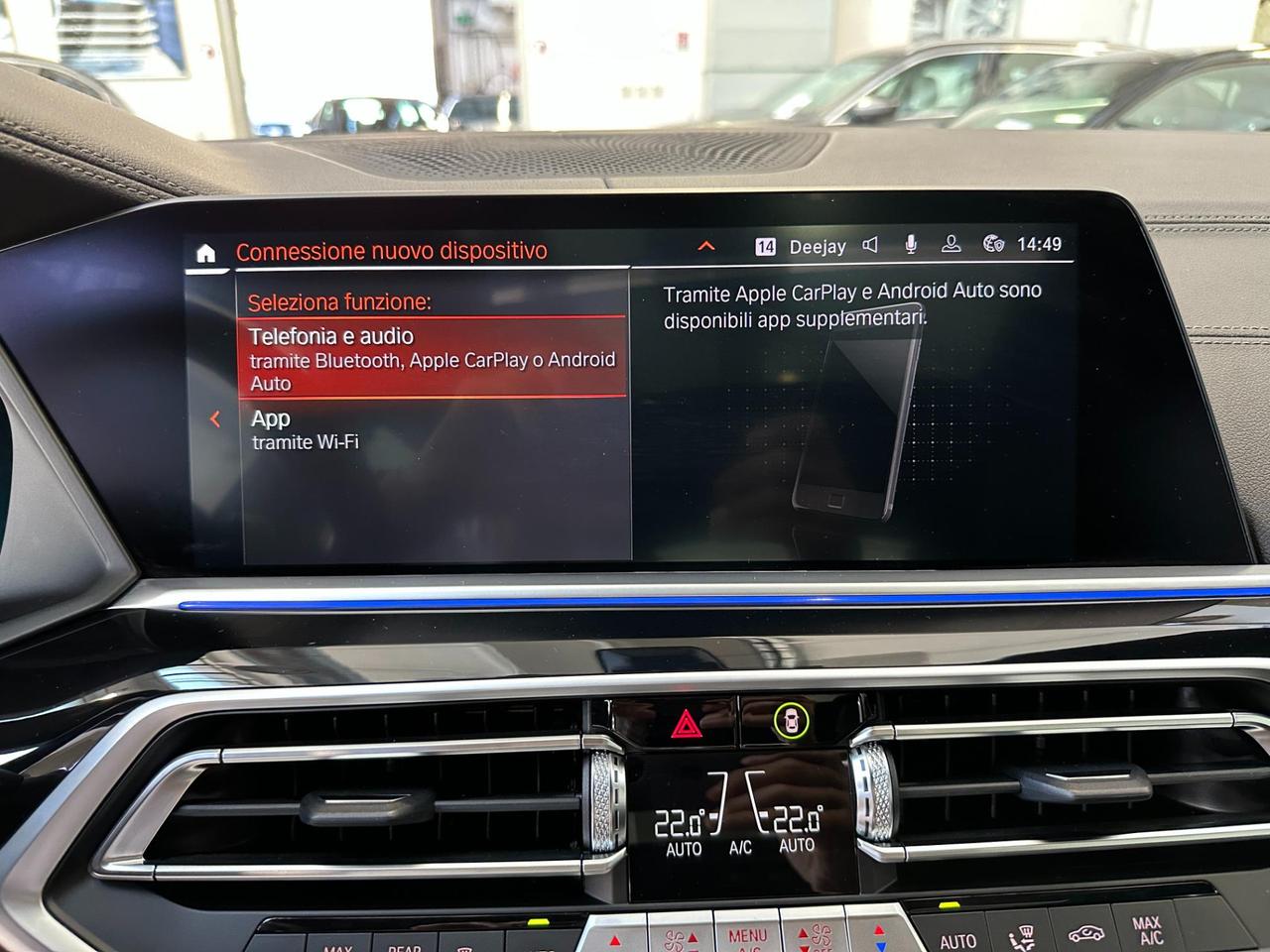 BMW X6 xdrive40d mhev 48V Msport - 22" - Tetto -Carplay