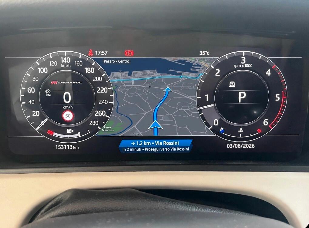 RANGE ROVER VELAR R-DYNAMIC SE 5p 3.0 D V6 300CV SE TETTO NAVI CERCHI 21 VIRTUAL