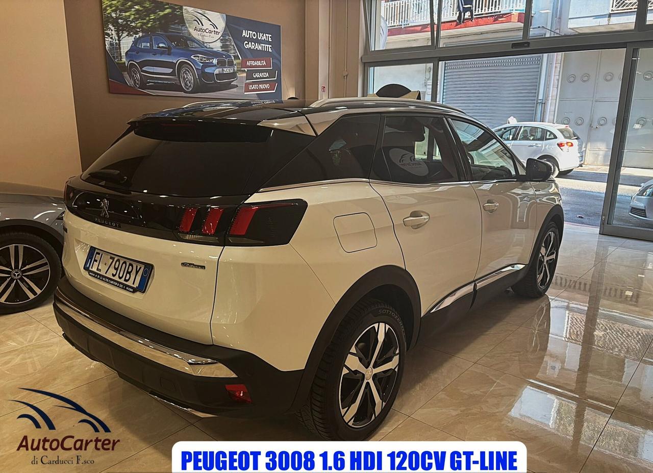 Peugeot 3008 1.6 Blue-HDI 120CV GT-LINE