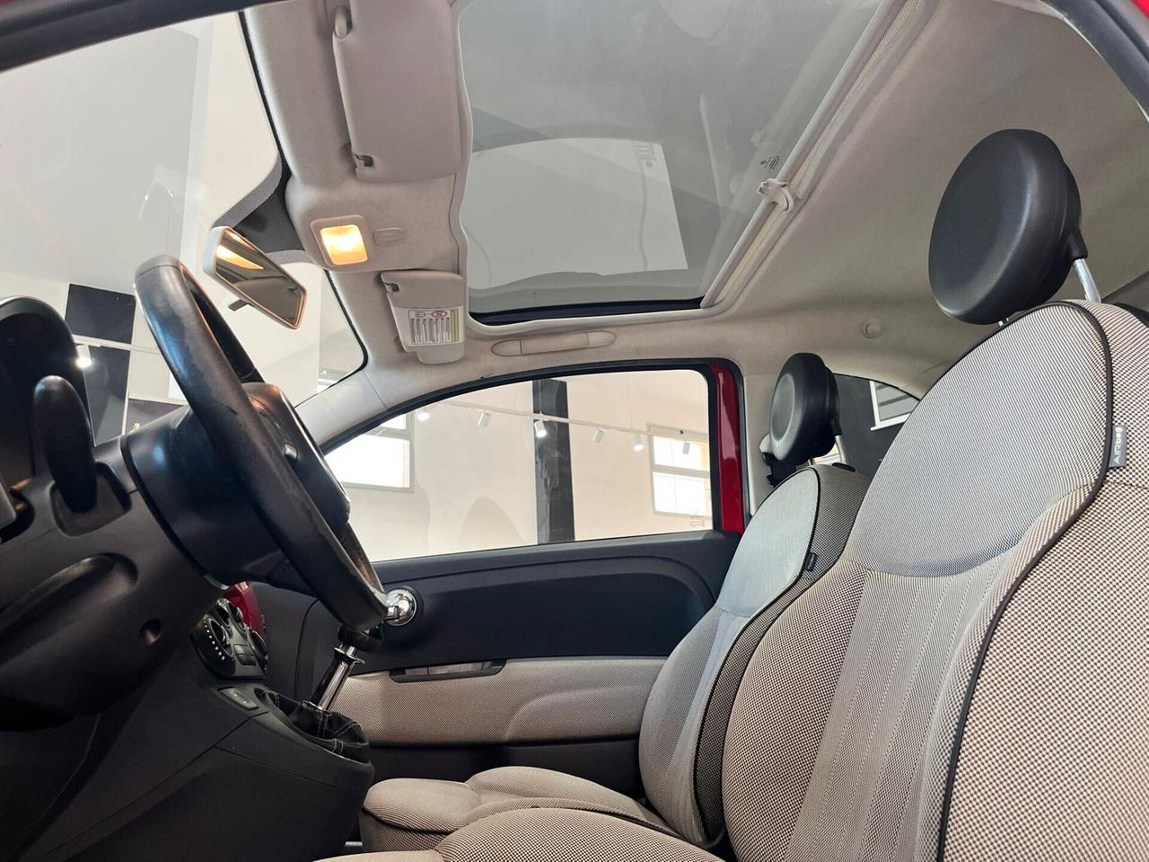 FIAT 500 1.2 69CV LOUNGE CON TETTO PANORAMICO