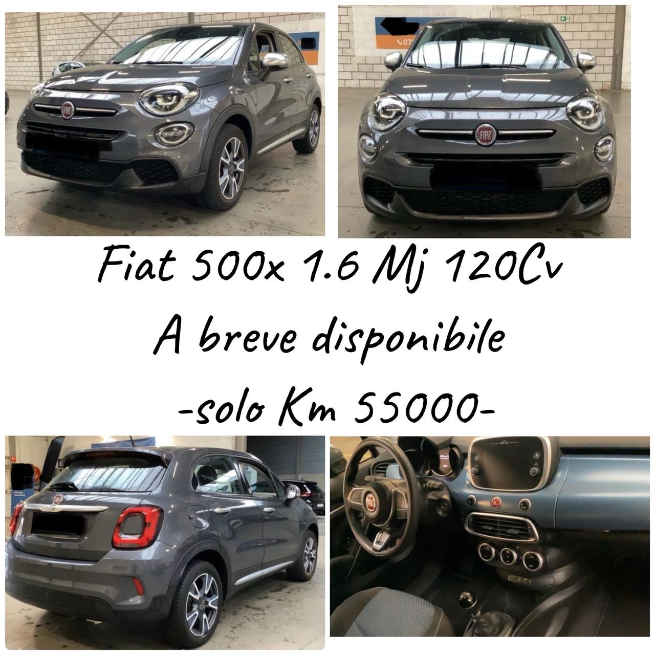 Fiat 500X 1.6 MultiJet 120CV Urban-solo55000km-