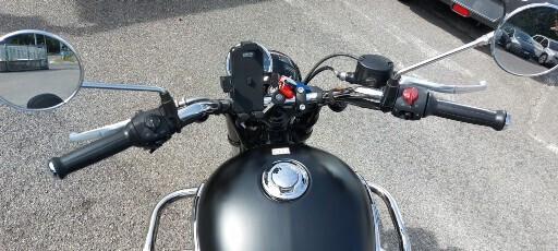 Royal Enfield Meteor borse e paramotore