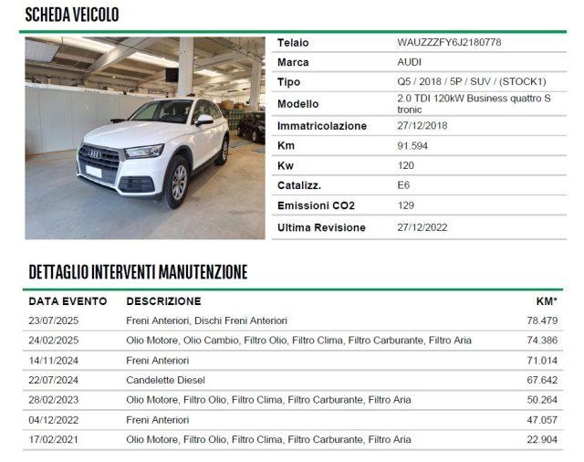 AUDI Q5 2.0 TDI Quattro 163 Cv S Tronic Business Design