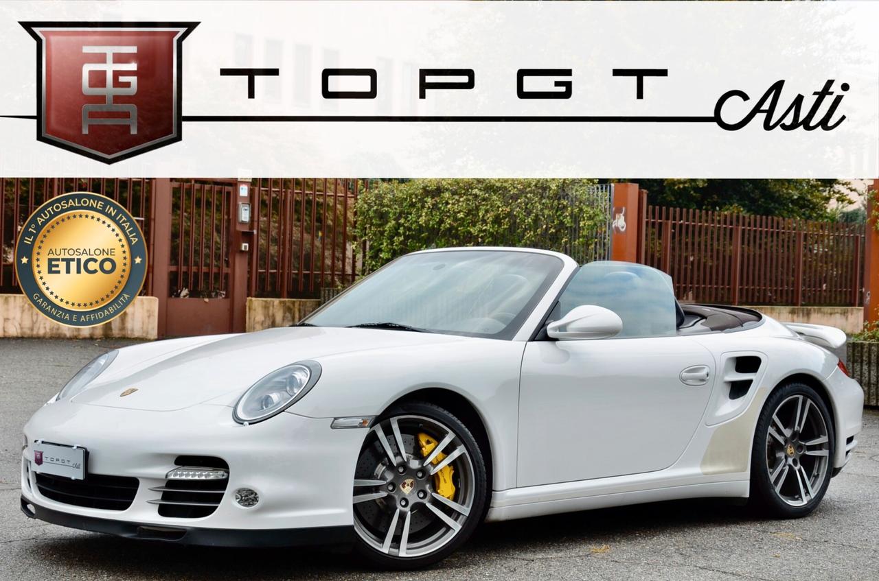 Porsche 997 Cabrio 3.8 MK2 TURBO PDK 500cv, CARBOCERAMICA, SERVICE UFF POSCHE, UFF ITALIANA