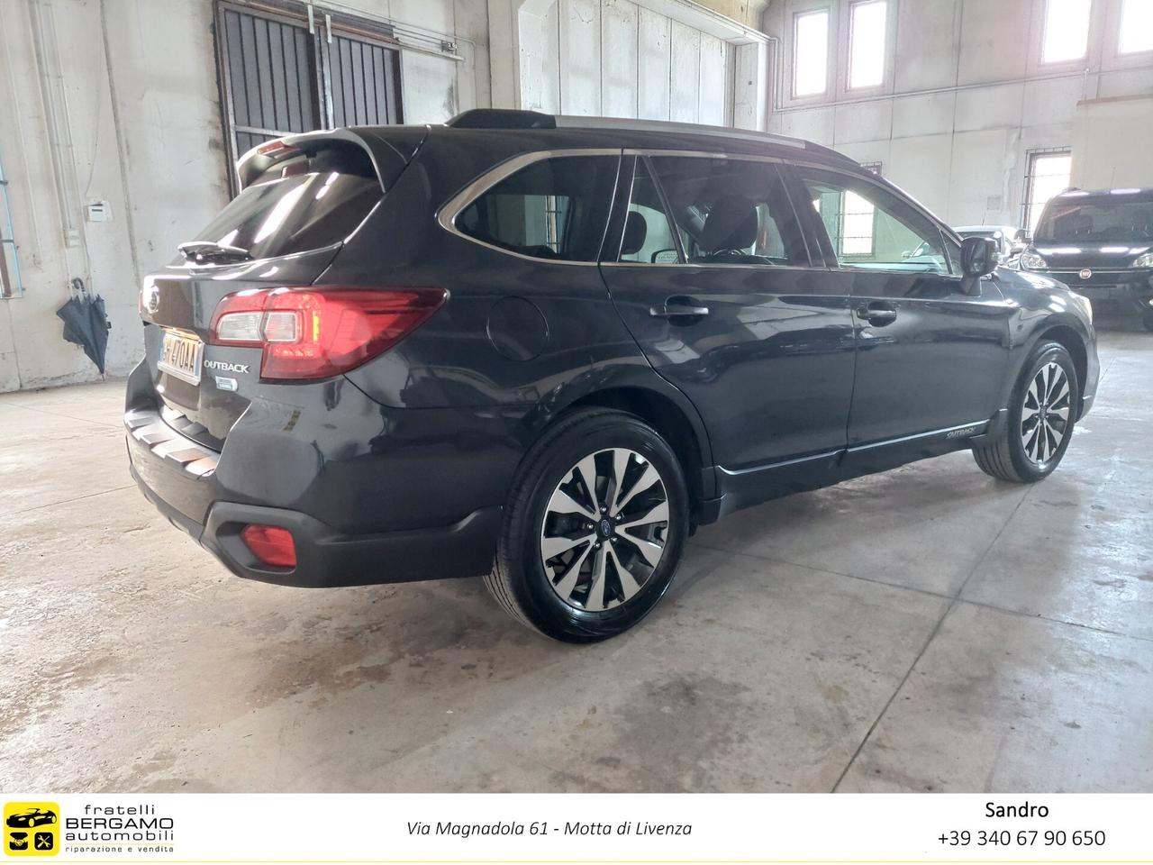 Subaru Outback 2.0d Unlimited lineartronic AWD Tettuccio