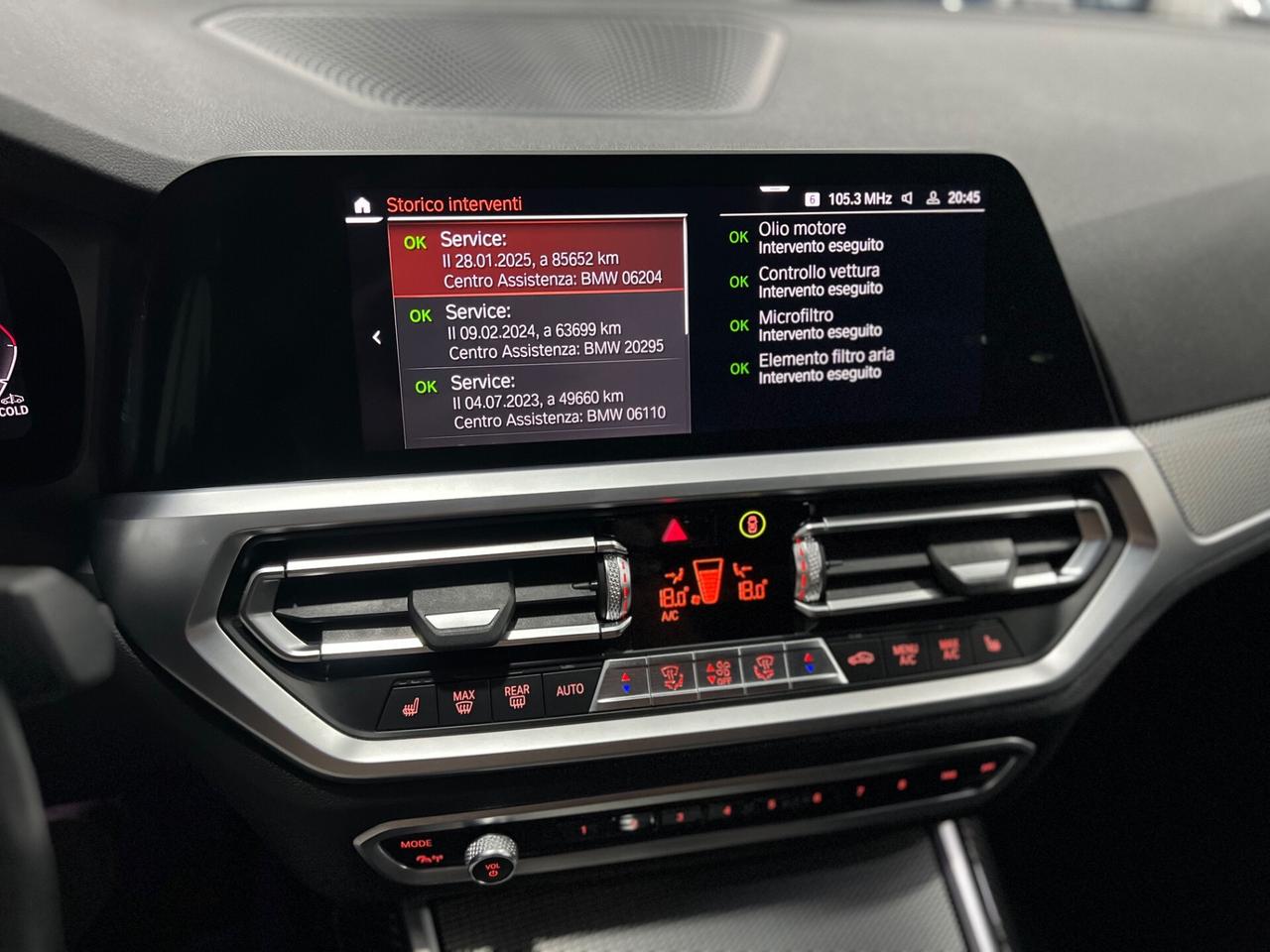 BMW 320d mhev XDrive 48V MSport auto 190 cv