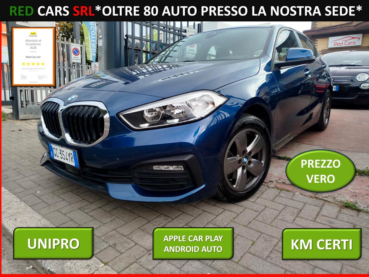 Bmw 116d *PREZZO VERO* NAVI-SENSORI- IVA DEDUCIBILE-GARANZIA 12 MESI