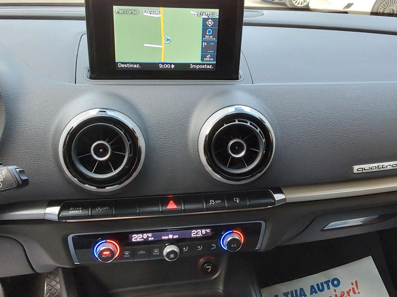 Audi A3 2.0 TDI 150 CV quattro S-LINE