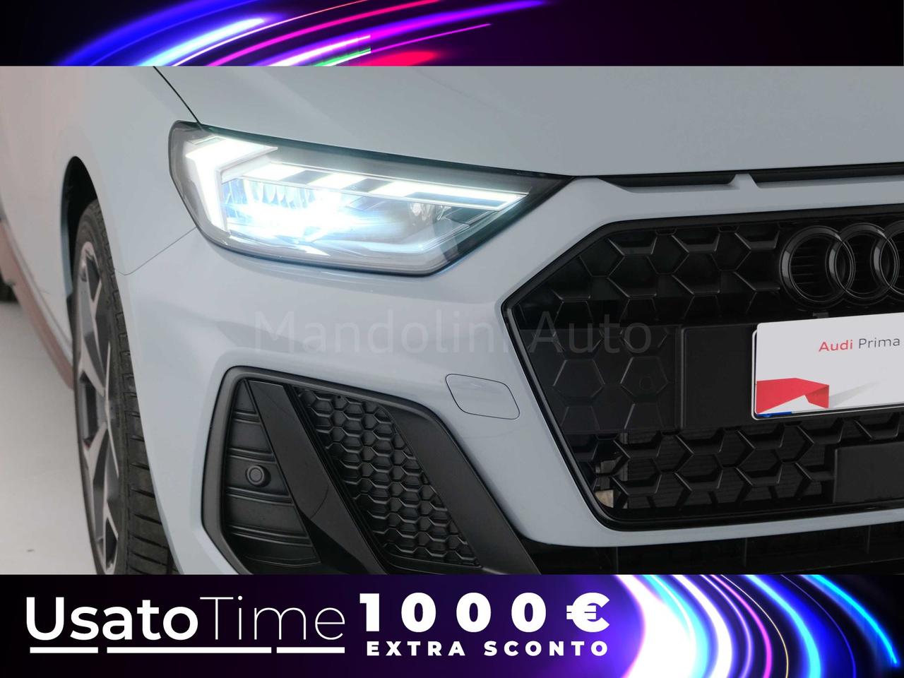 Audi A1 sportback 30 1.0 tfsi 116cv identity black s tronic