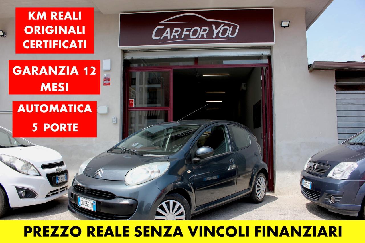 Citroen C1 *PREZZO REALE* 1.0 68 CV AUTOMATICA 5 PORTE GARANZIA 12 MESI NEOPAT OK