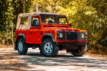Land Rover Defender 90 Soft Top TD5 Aria condizionata + Kit pala neve Full