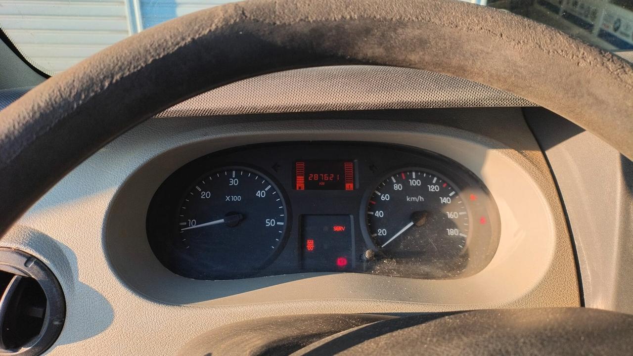 2008 Renault Master cassone aperto centinato removibile
