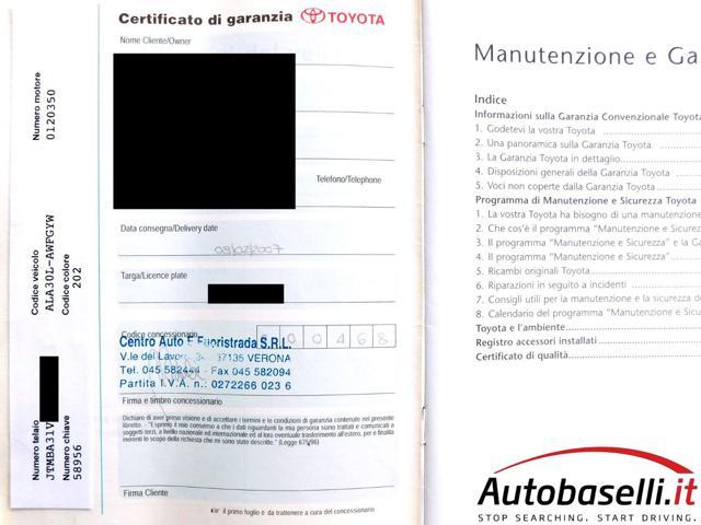 TOYOTA RAV 4 RAV4 2.2 D-4D 136 CV 4X4