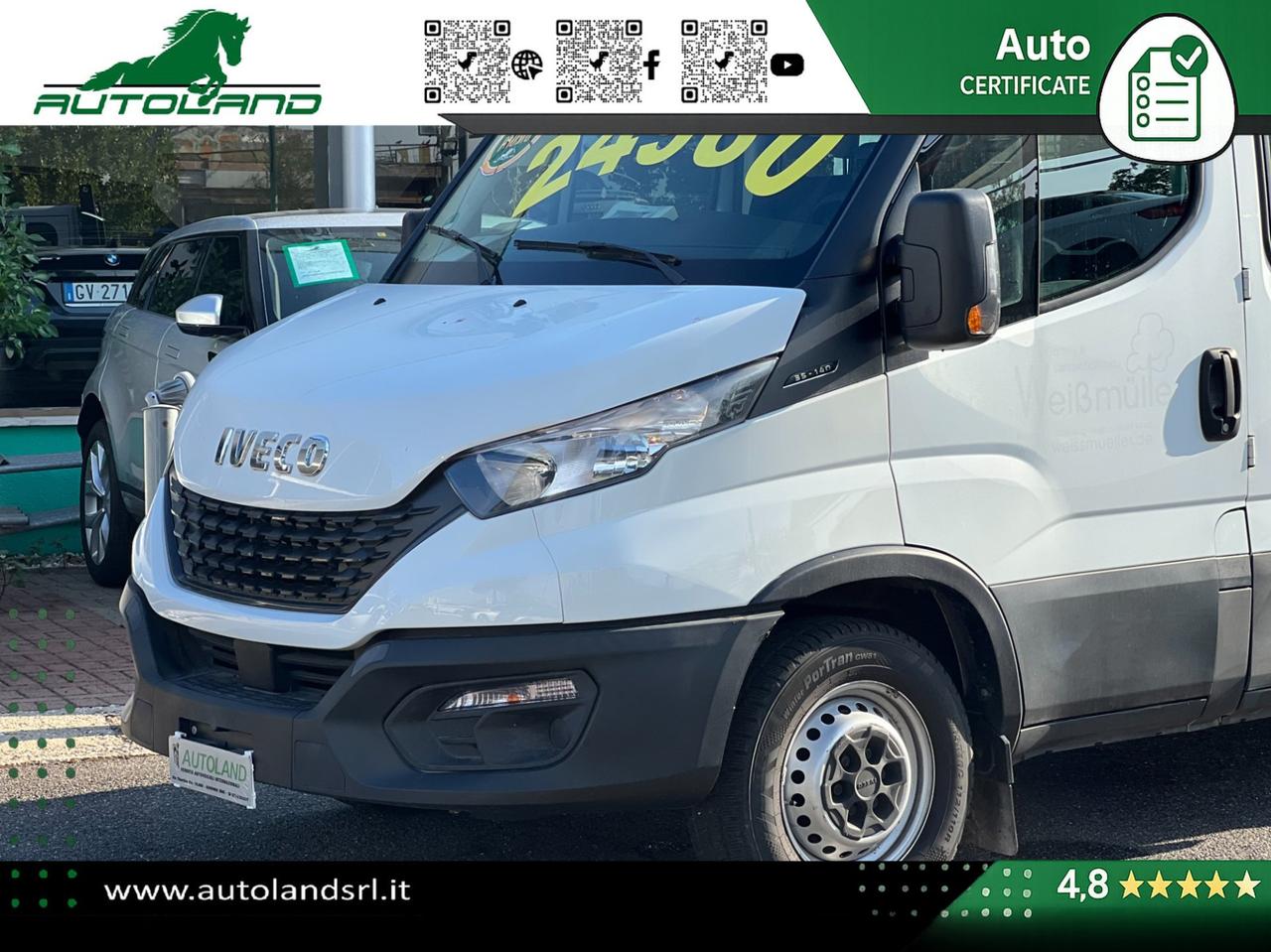 IVECO Daily 35 S14 D 3750 Doppia Cabina - WEBASTO - Clima Automatico - Gancio - Traino