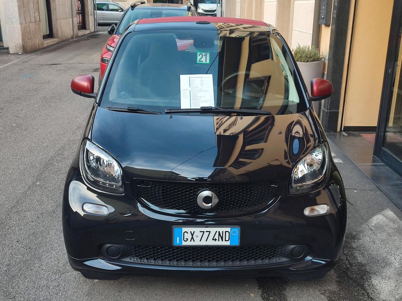 Smart ForTwo 70 1.0 twinamic cabrio Passion Capote Rossa Ok neopatentati