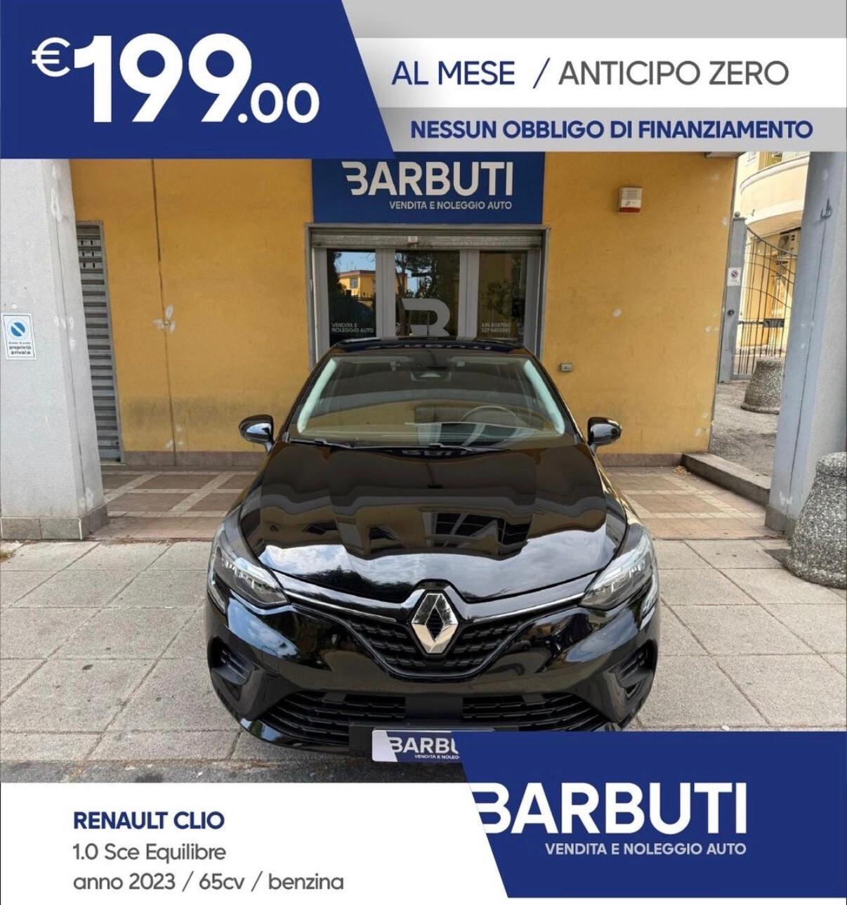 Renault Clio 2023 - 1.0SCe 65 CV 5 porte Equilibre