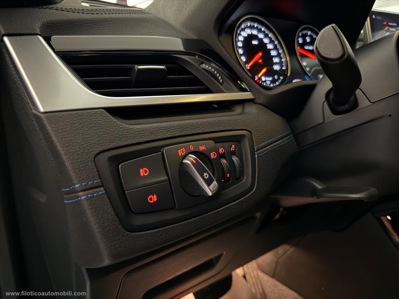 BMW X1 xDrive20d Msport AUTO KM 75.260 PACK TOTAL BLACK - CERCHI DA 19