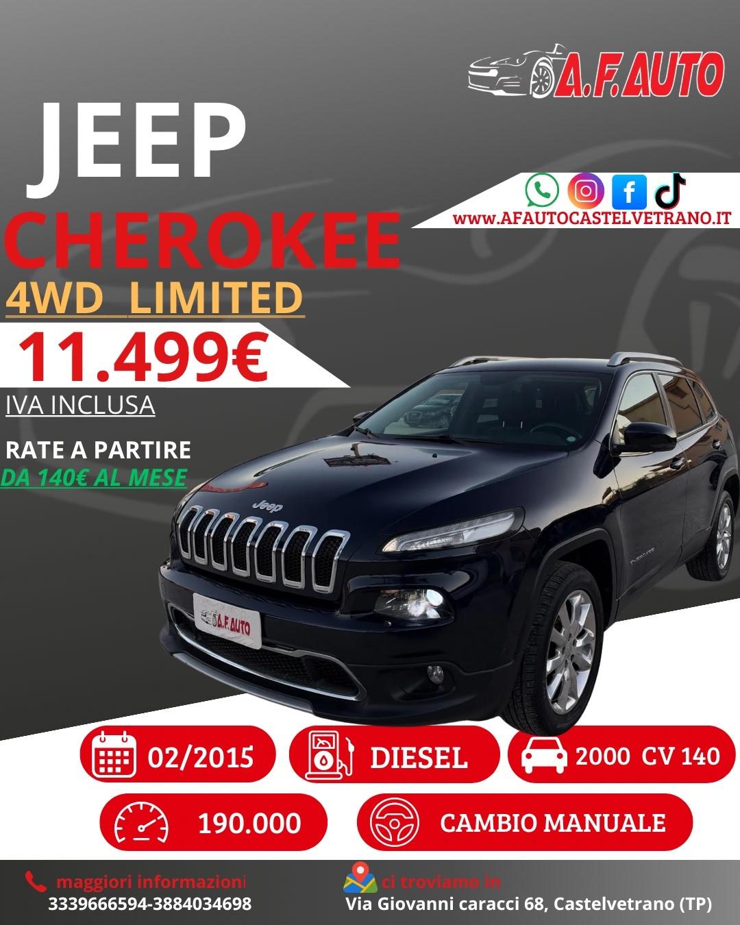 Jeep Cherokee 2.0 Mjt II Limited