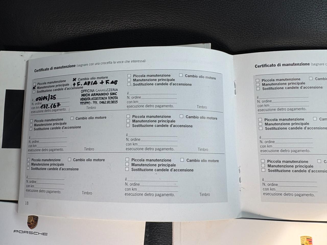 PORSCHE CAYENNE 3.6 benz.-C.manuale 6m-Tagliandi