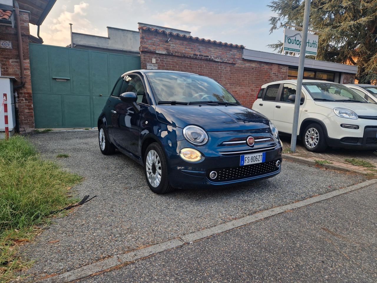 Fiat 500 1.2 70CV "46.400 km" Carplay, Sensori, Fendinebbia