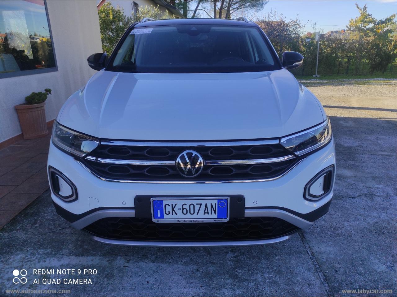 VOLKSWAGEN T-Roc 1.0 TSI Style BMT 3 ANNI GARANZIA -- 15GG SODDISFATTI O RIMBORSATI