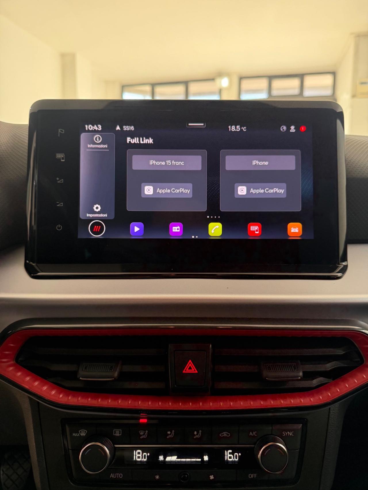 Seat Arona 1.0 tgi FR 90cv NAVI,APPLE CARPLAY,FULL LED,KM CERTIFICATI SEAT,SENSORI PARCHEGGIO