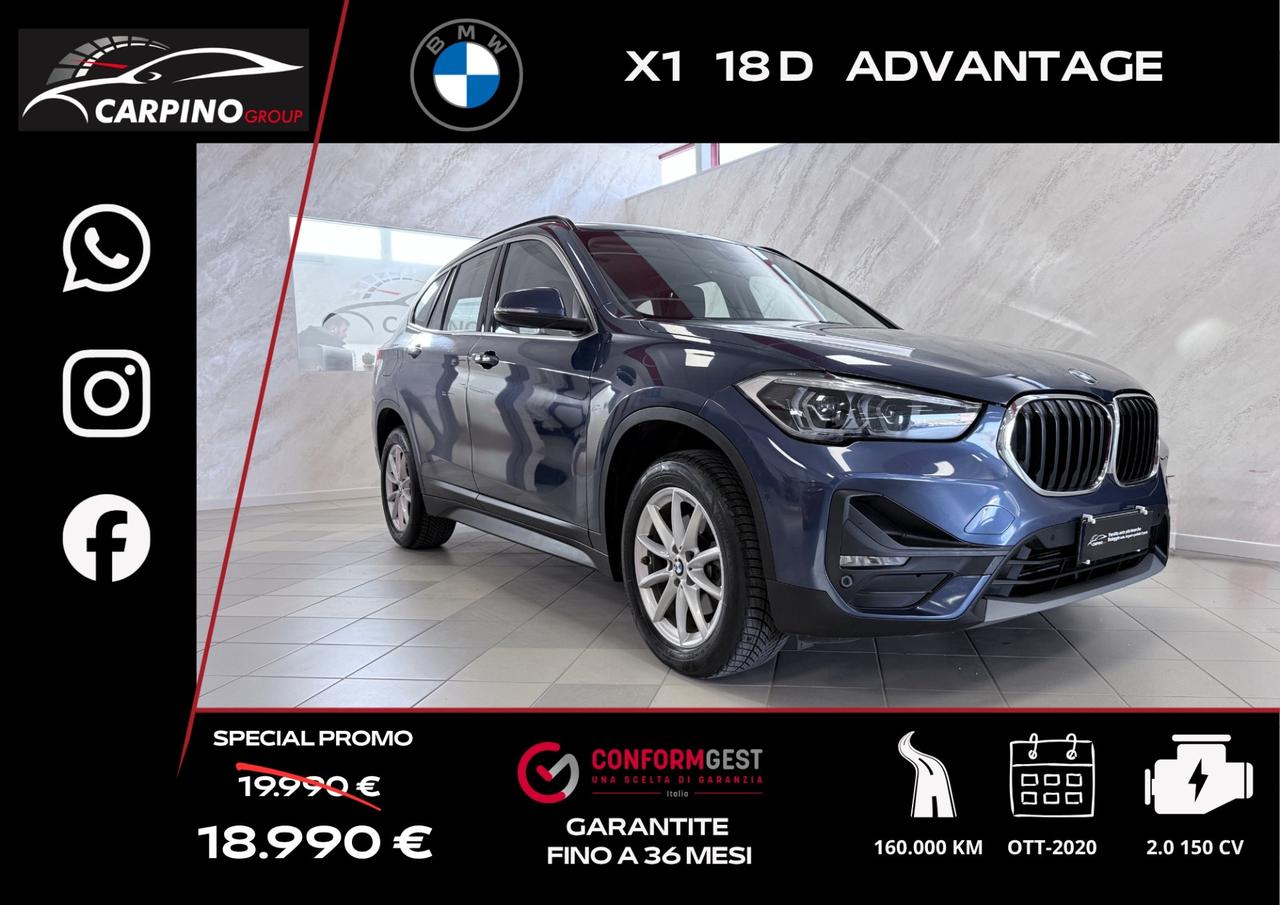 Bmw X1 sDrive18d Advantage