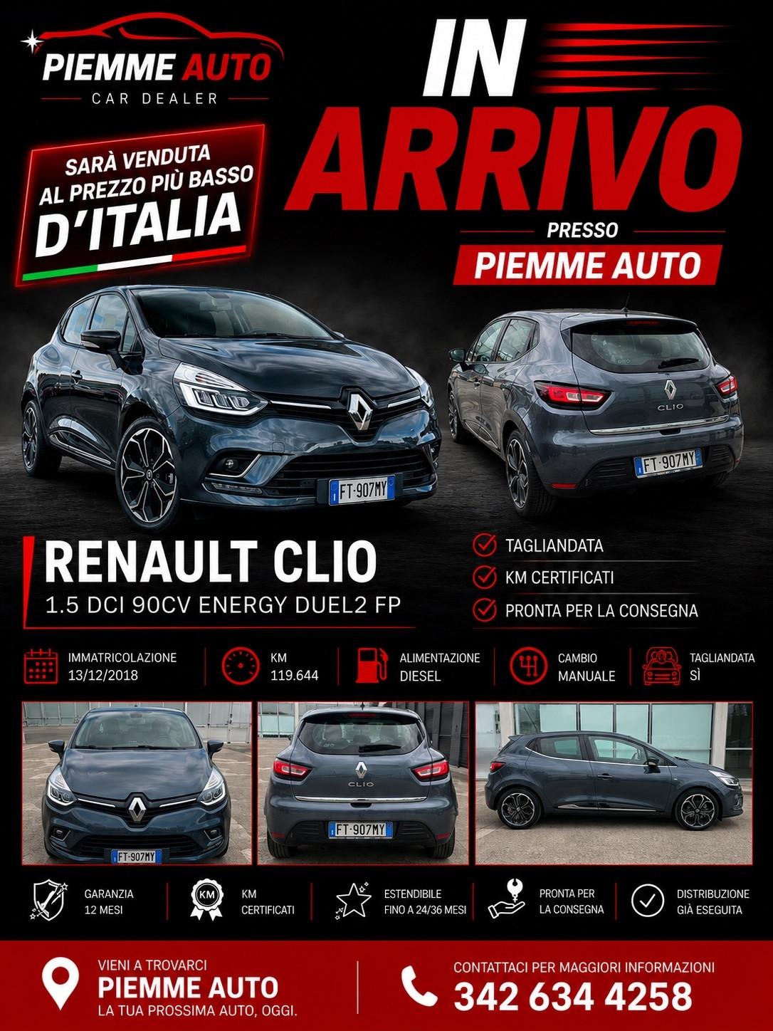 Renault Clio dCi 90 cv 1.5 Diesel