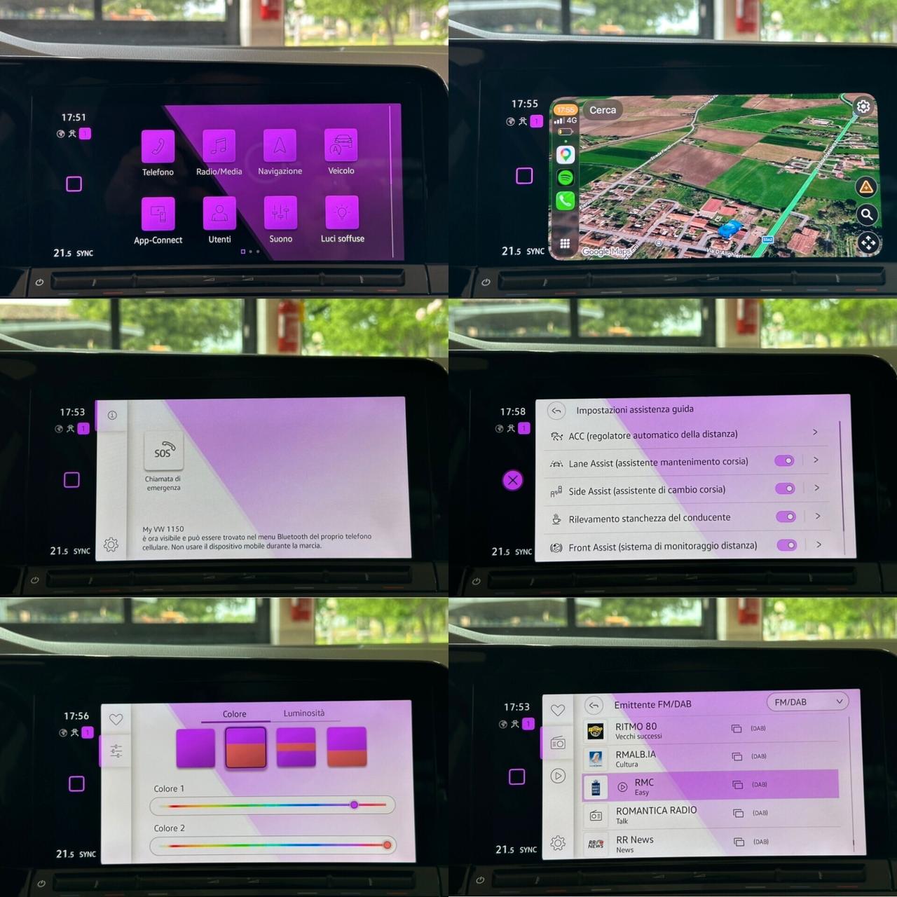 VOLKSWAGEN GOLF VARIANT 2.0 TDI STYLE 116CV DSG *CARPLAY*LED*LUCI*