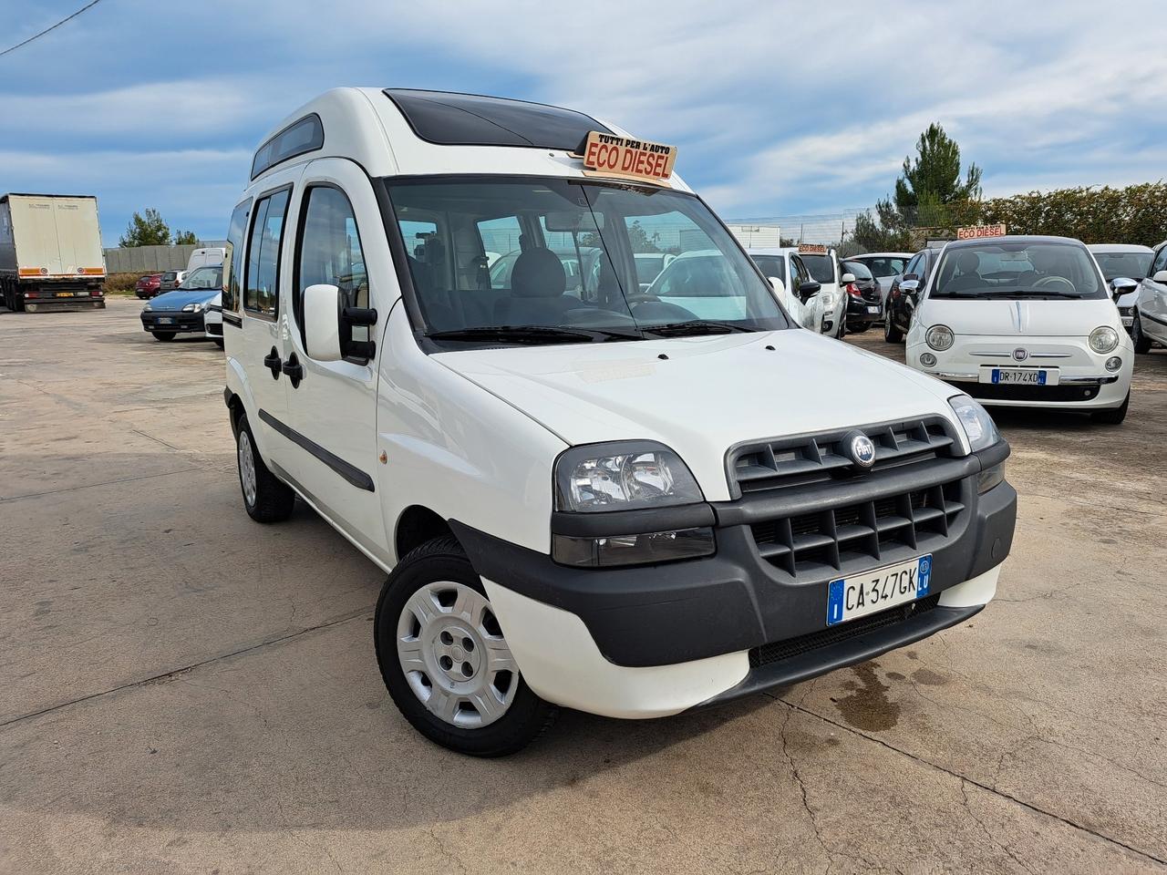 Fiat Doblo 1.9 JTD PEDANA DISABILI TETTO ALTO