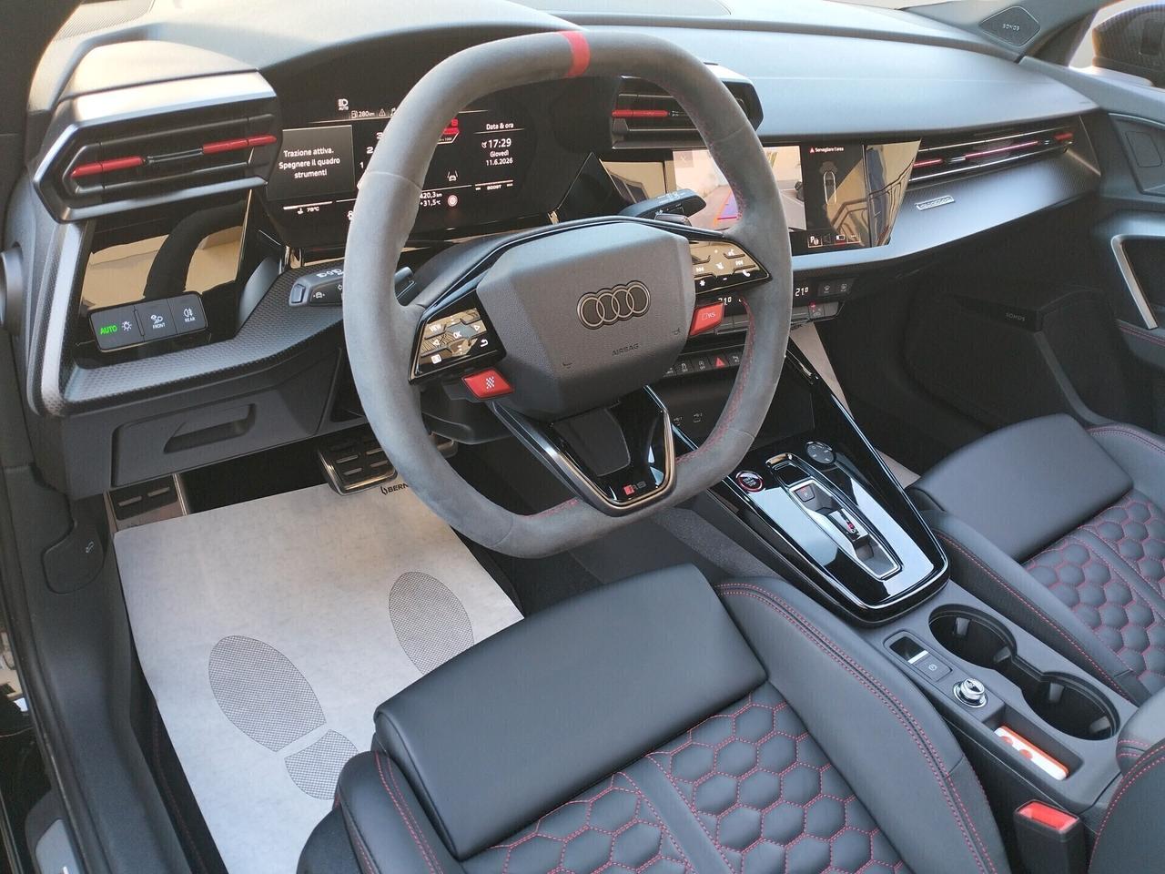 AUDI RS3 Sportback TOTAL BLACK “BOLLO E SUPERBOLLO PAGATO FINO A 12/2026