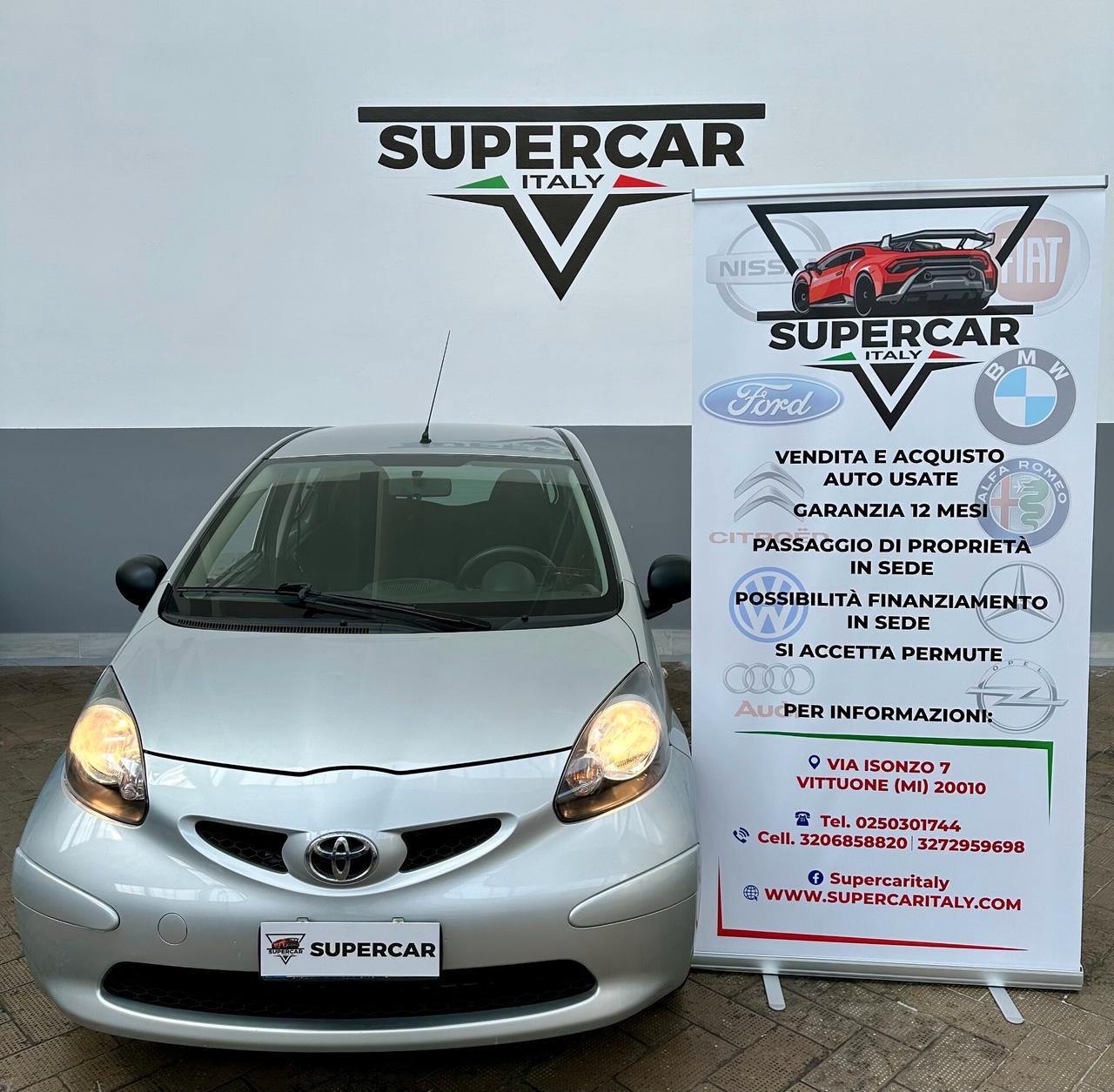 Toyota Aygo 1.0 Benz, unico proprietario. Guidabile anche da neopatentati.