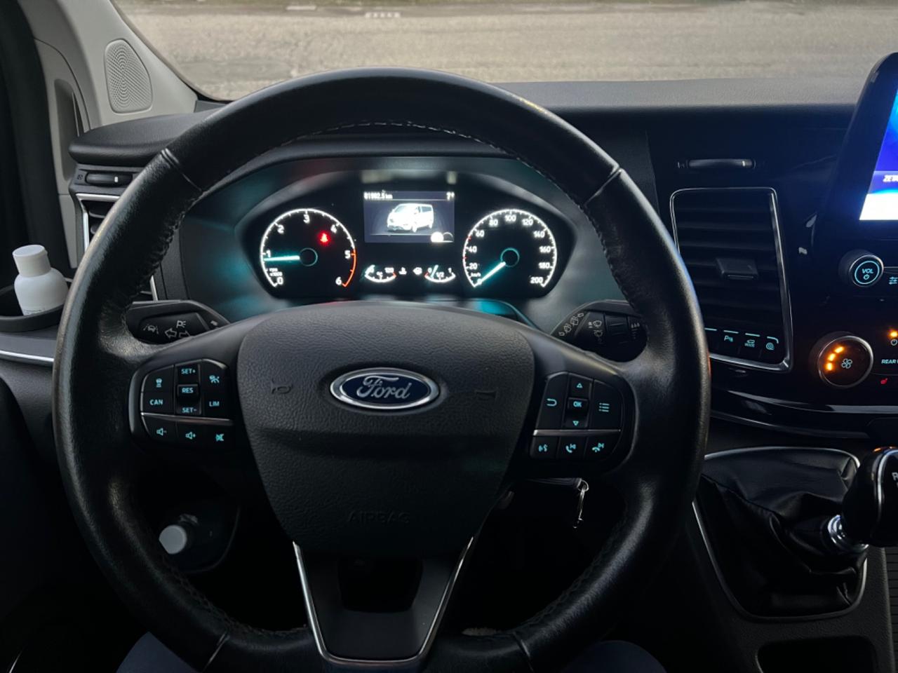 FORD TOURNEO CUSTOM 2.0 DIESEL IBRIDO 8 POSTI UNICO PROPRIETARIO PERFETTO