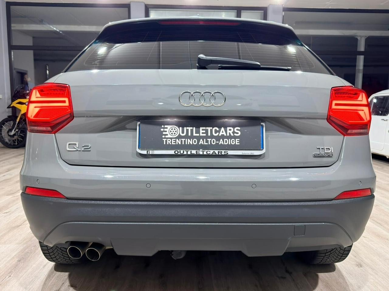 AUDI Q2 2.0TDI 150CV QUATTRO S-TRONIC 2017 GANCIO TRAINO