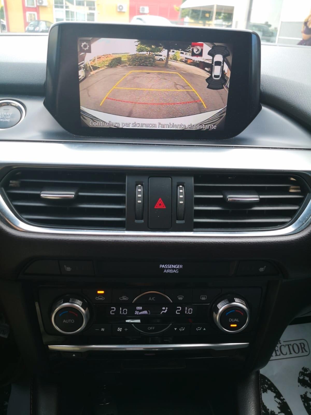 Mazda 6 2.2L Skyactiv-D 175CV Wagon ***TETTO***TELECAMERA***HEAD UP DISPLAY***