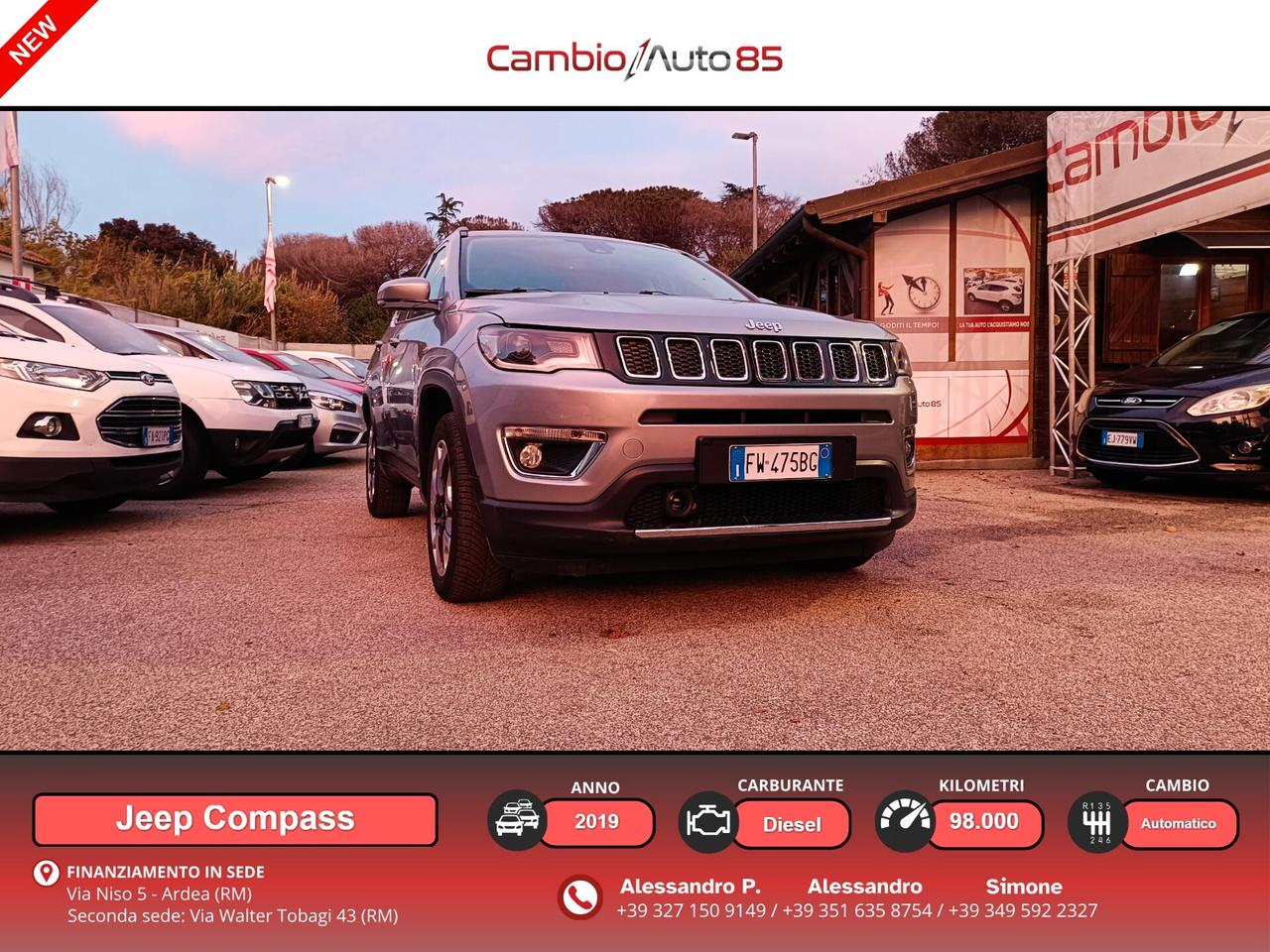 Jeep Compass 2.0 Multijet II aut. 4WD Limited