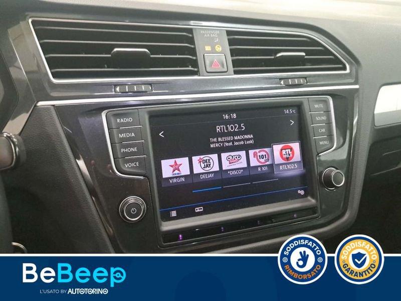 Volkswagen Tiguan 1.6 TDI STYLE 115CV