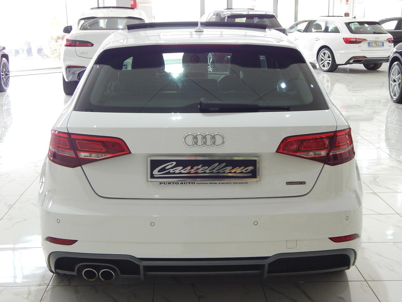 Audi A3 SPB 2.0 TDI S-Line Quattro Stronic TETTO-NAVI-PELL