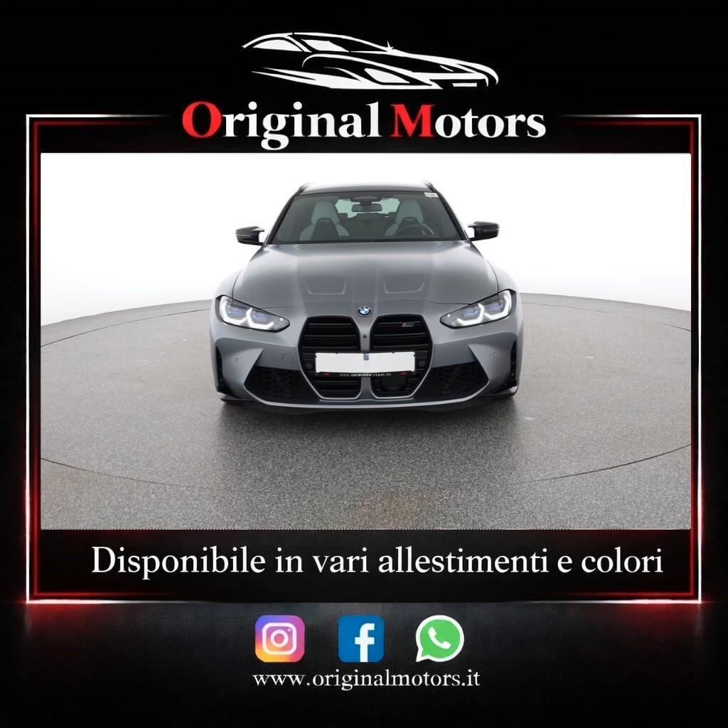 Bmw M3 Touring Competition M xDrive/FARI LASER/PACCHETTO CARBONIO/KARMAN KARDON/