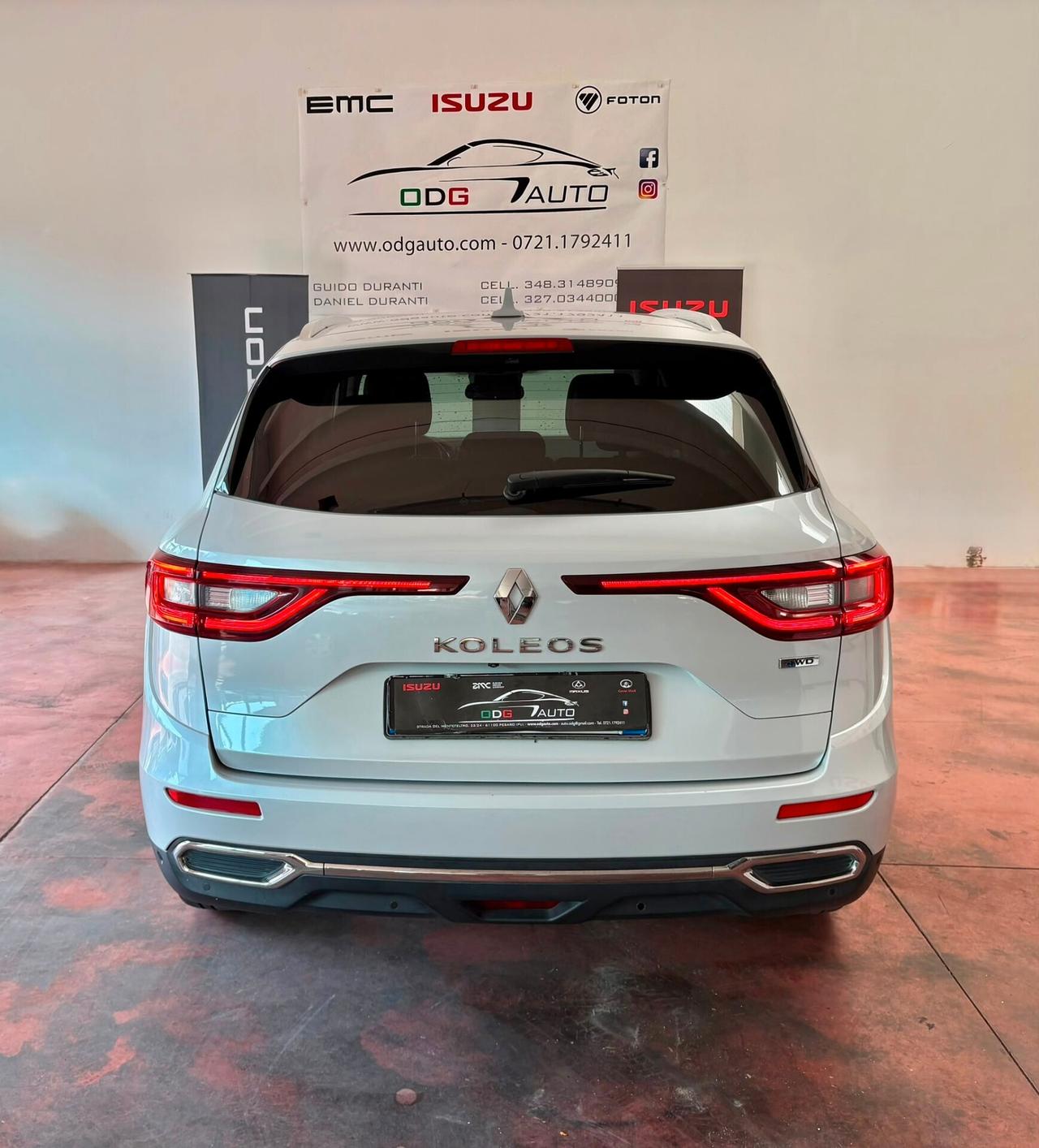 RENALT KOLEOS serie 3 4x4 CAMBIO AUT. Diesel 2.0 CV 177 Km 140.880 Garanzia 12 mesi