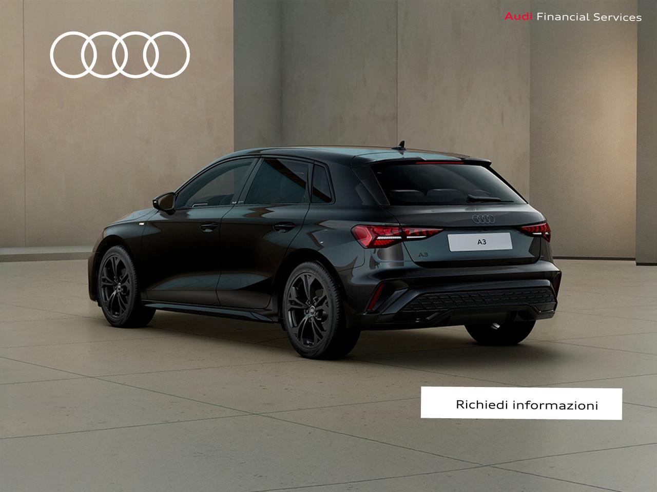 Audi A3 sportback 2.0 tdi s line edition 150cv s-tronic