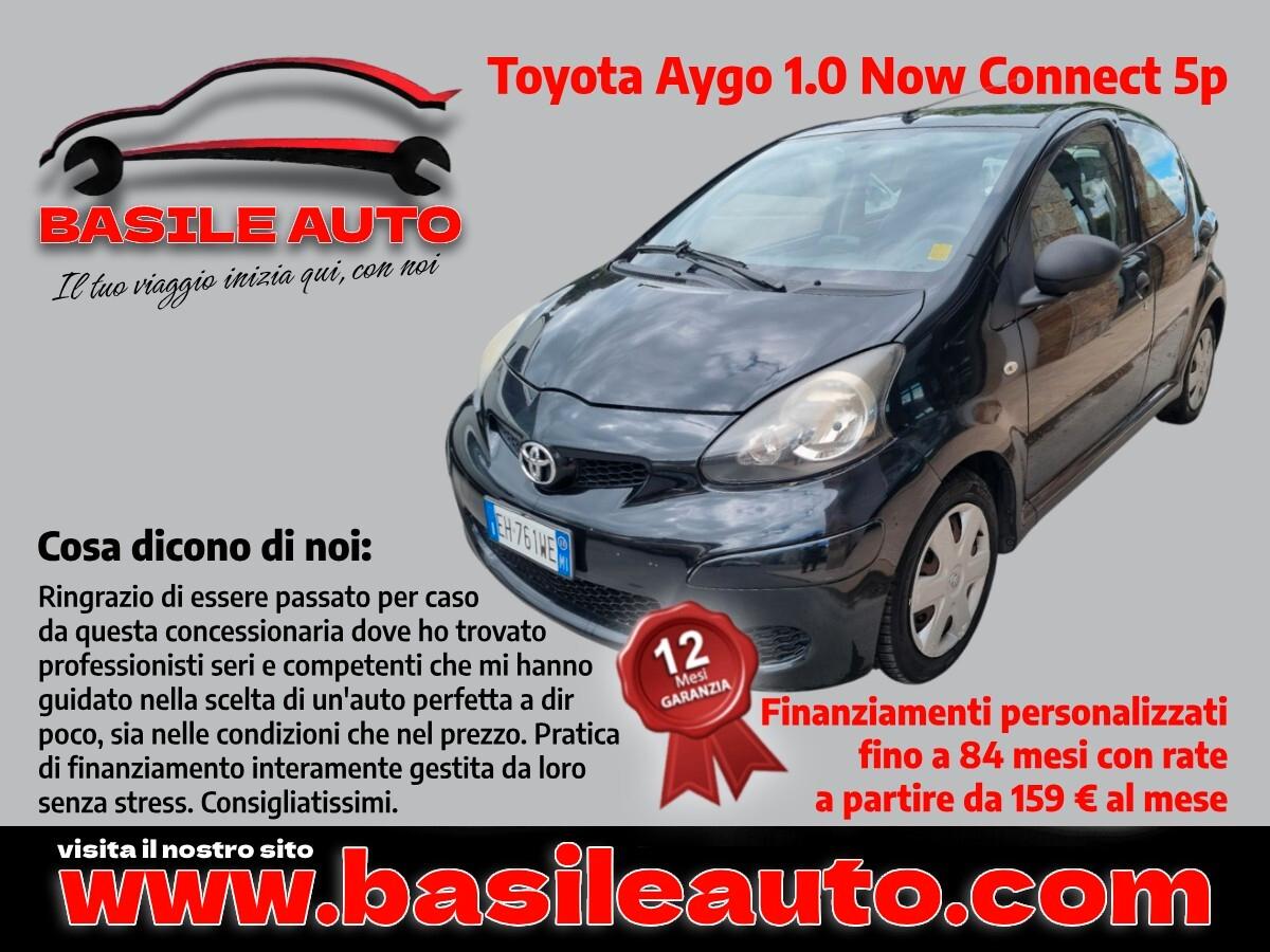 Toyota Aygo 1.0 12V VVT-i 5 porte Now Connect