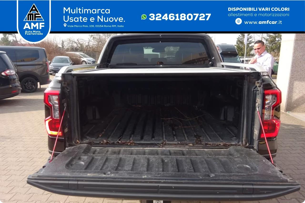 Ford Ranger Doka 205 CV Autm. Wildtrak e-4WD tenda avvolgibile elettrica