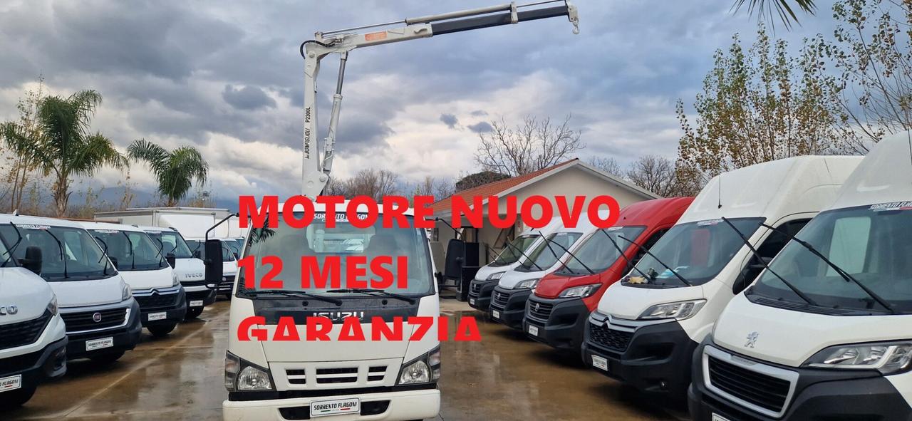 Nissan Cabstar CASSONE E GRU 3.0 MJT 150 CV MOTORE NUOVO