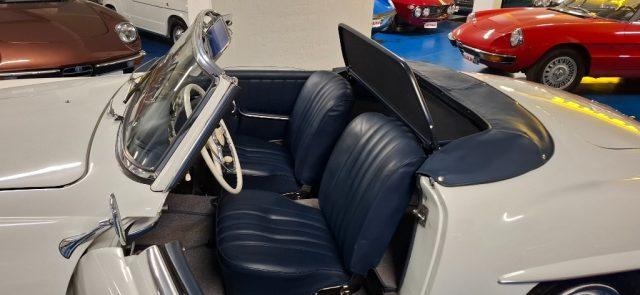 MERCEDES-BENZ 190 SL ***ASI TARGA ORO***BIANCA con PELLE BLU